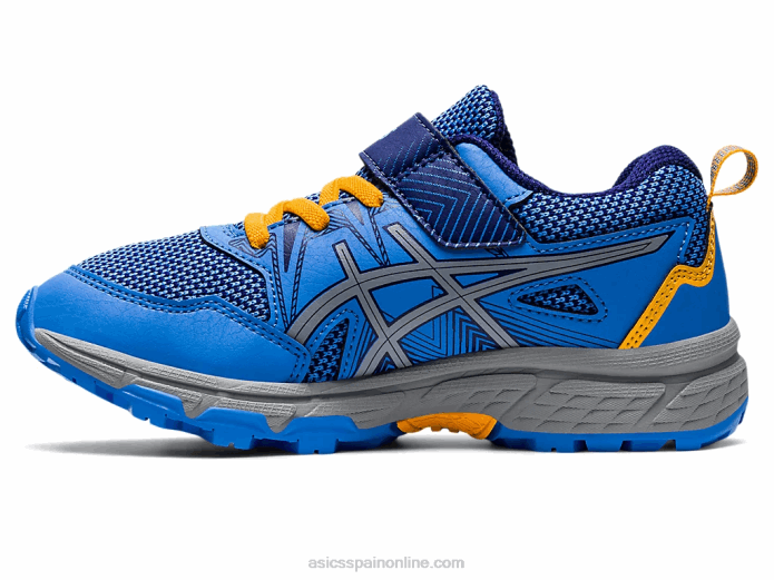 pre-venture 8 preescolar Asics 4L684382 costa azul/buceo azul
