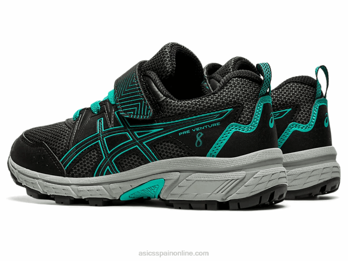 pre-venture 8 preescolar Asics 4L684497 joya negra/báltica