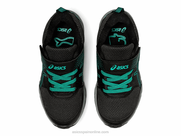 pre-venture 8 preescolar Asics 4L684497 joya negra/báltica